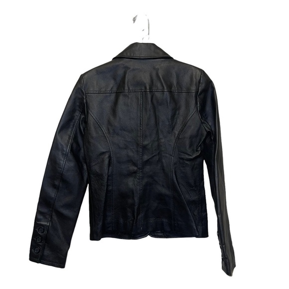 Guess Women 100% Leather Jacket Size M - Picture 2 of 5